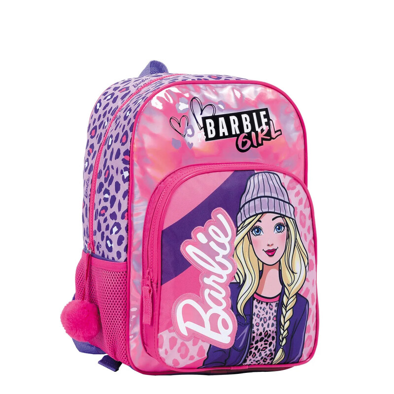 Mochila Barbie Girl 14" Fucsia - Violeta - Rosado