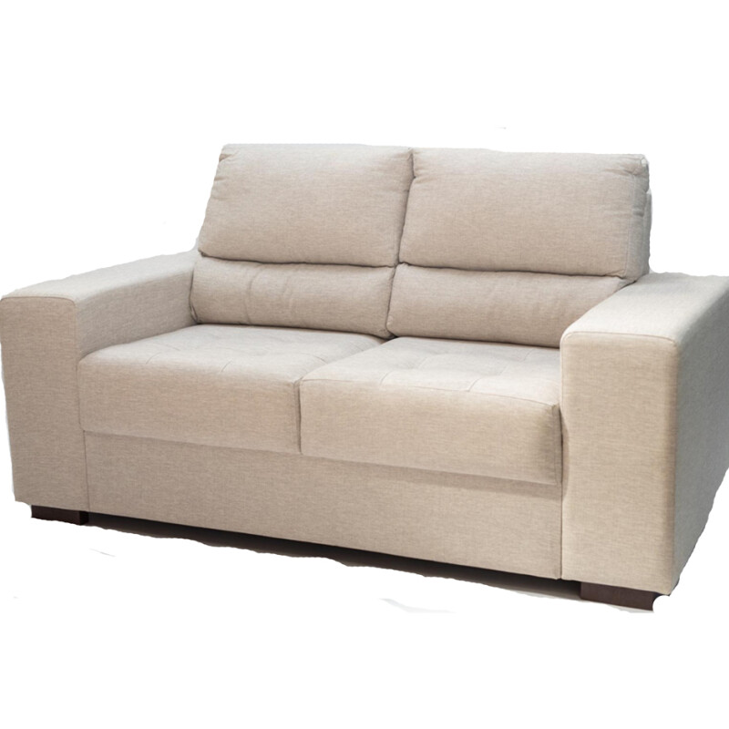 SOFA 2 CUERPOS - TAPIZADO RUSTICO CLARO SOFA 2 CUERPOS - TAPIZADO RUSTICO CLARO