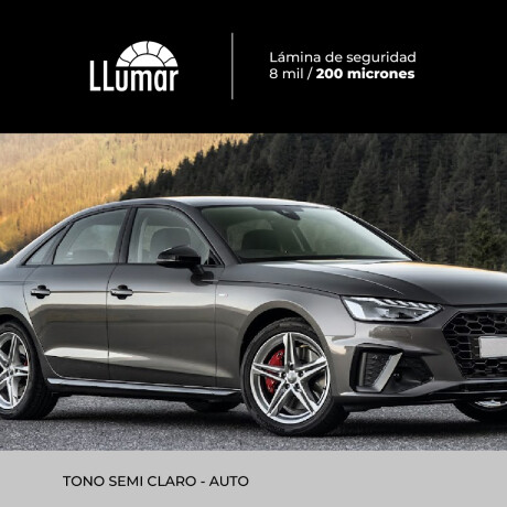 Polarizado Auto. Marca: Llumar. Tono: Semi Claro. 200 Micrones Polarizado Auto. Marca: Llumar. Tono: Semi Claro. 200 Micrones