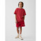 FR HW LOGO SHORT MODERN RED