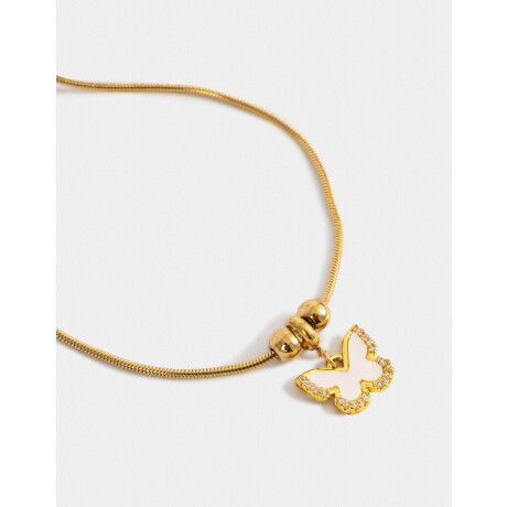 Pulsera Flexible Acero Quirúrgico Con Dije Dorado