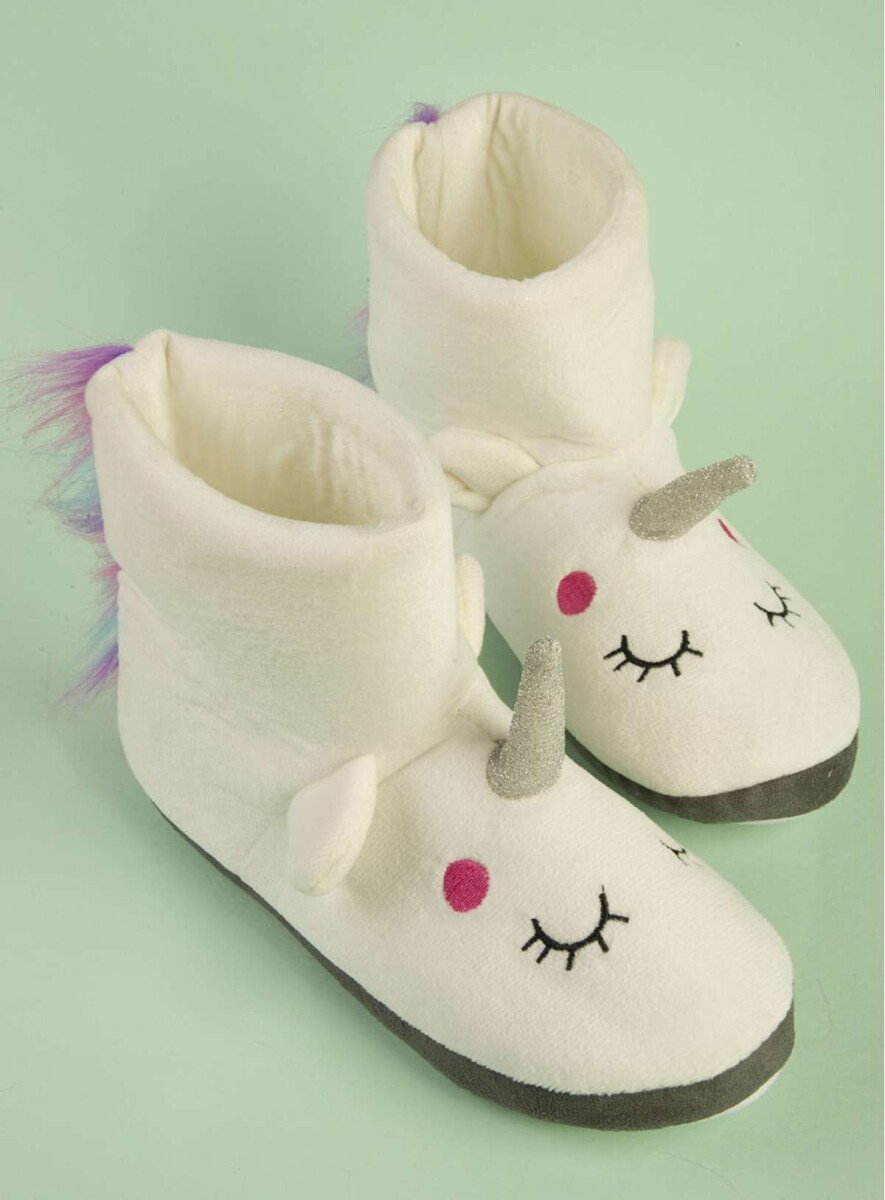Bota juvenil unicorn - Blanco 