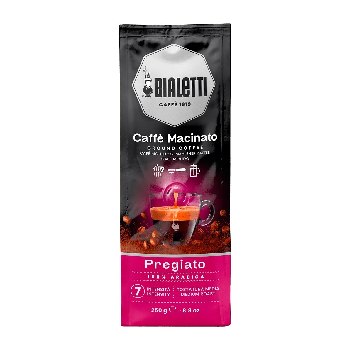 Café Molido Bialetti Pregiato 250 grs. 