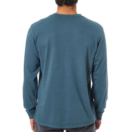 Remera Katin Base Long Sleeve Azul Sleeve Azul