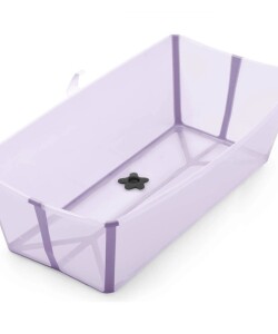 Baño Stokke XL flexibath transparente lila