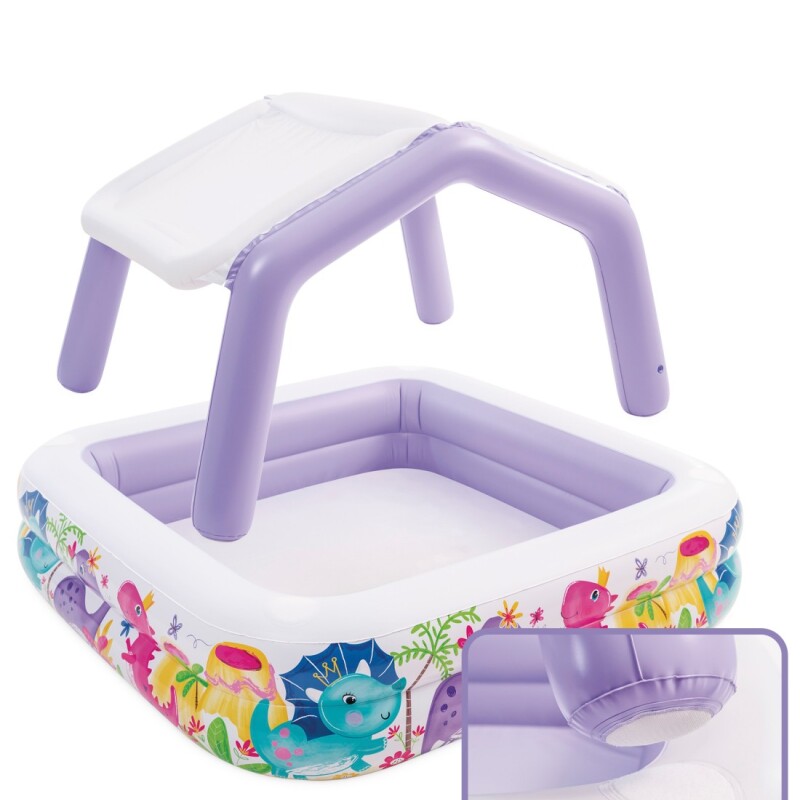INTEX PISCINA INFLABLE 340 LITROS C/TECHO PARASOL DESMONTABL Intex Piscina Inflable 340 Litros C/techo Parasol Desmontabl