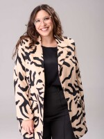 Blazer Moscú Beige y negro