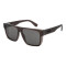 Lentes de sol De Tr90 Cuadrado Flap Negro/Gris