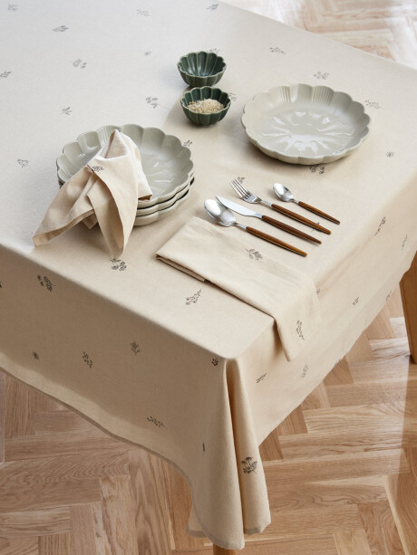 Servilleta de tela ENGFIOL 40x40 beige 2uds Servilleta de tela ENGFIOL 40x40 beige 2uds