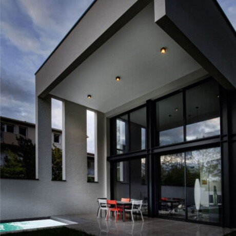 Aplique spot led DIMERIZABLE 10w CUBO de techo 3000K GRIS