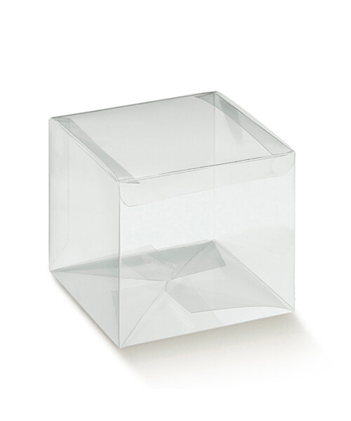 CAJA TRANSPARENTE 12X12X8 cm TRANSPARENTE