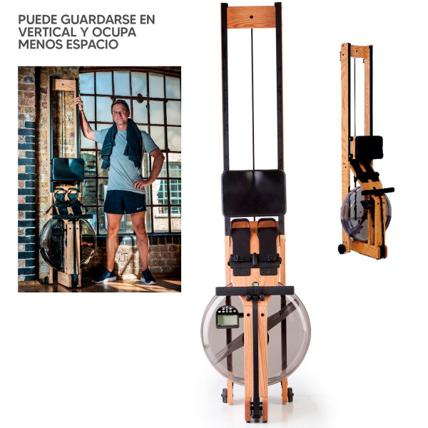 Banco Simulador Remo De Agua Like Madera Profesional MAQUINA REMO PROFESIONAL LIKE ZYX0018