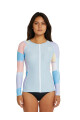 Bahia Front Zip Rash Vest · Manga Larga Sundae