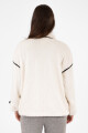 Sport sherpa jacket Beige