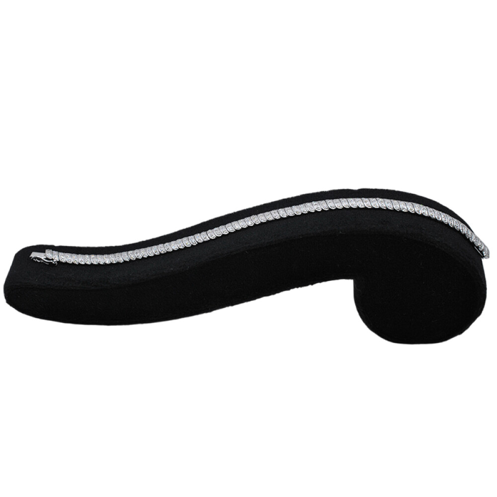 Pulsera en oro 18k blanco con brillantres. Largo 18.5 cm aproximadamente Pulsera en oro 18k blanco con brillantres. Largo 18.5 cm aproximadamente