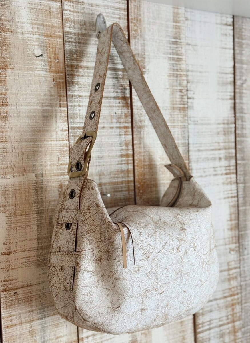 Bolso Moon - Blanco Crack 