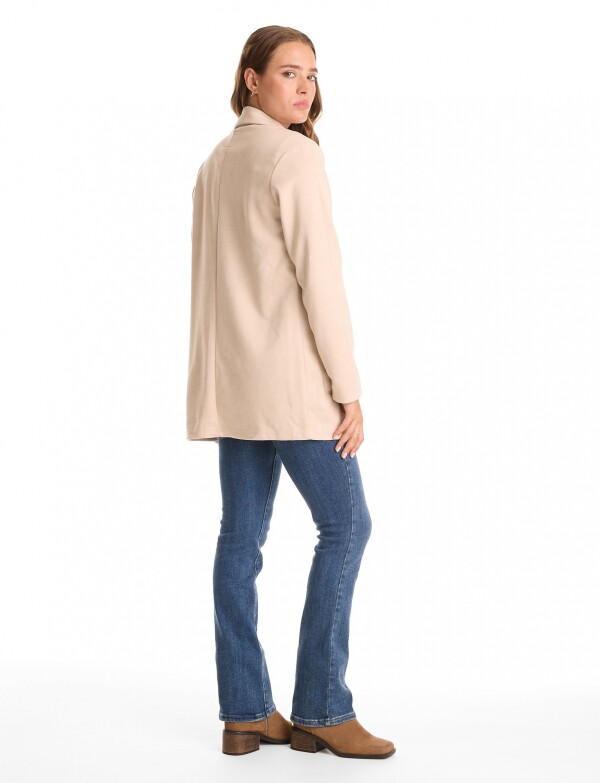 Blazer Faux Suede BEIGE