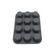 Molde para muffin x12 silicona GRIS