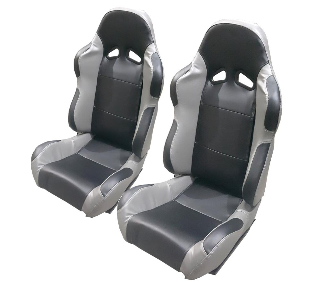 ACCESORIO INTERIOR - JGO X2 BUTACA DEPORTIVA NEGRO GRIS WESTON 