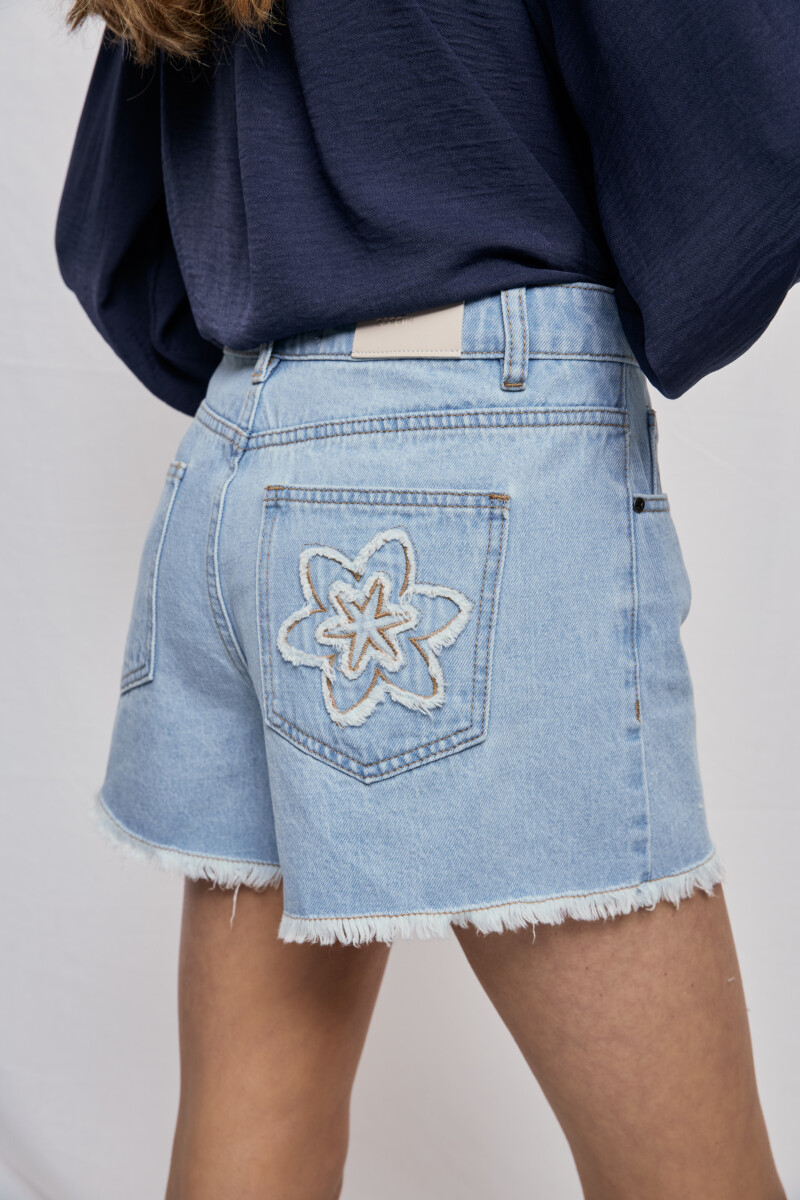 SHORT FLORE Celeste