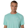 Polo Running Asics Silver Hombre Oasis Green