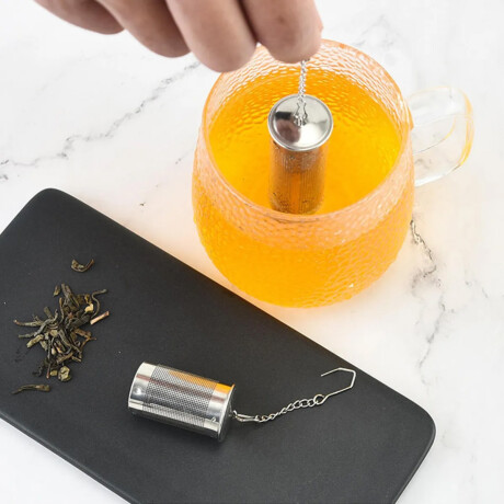 Infusor de té de acero inoxidable Cilindro