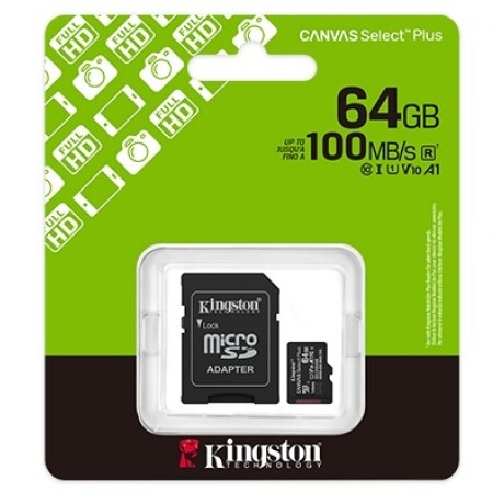 Memoria Microsd Kingston Select Plus 64GB Clase 10 001