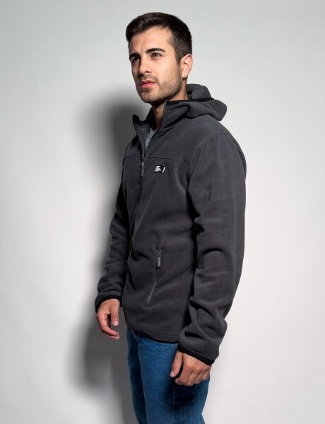 Campera de micropolar con capucha Tadeo Topo