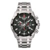 Reloj Swiss Alpine Military Star Fighter 7043.9137 para hombre con correa de acero Azul