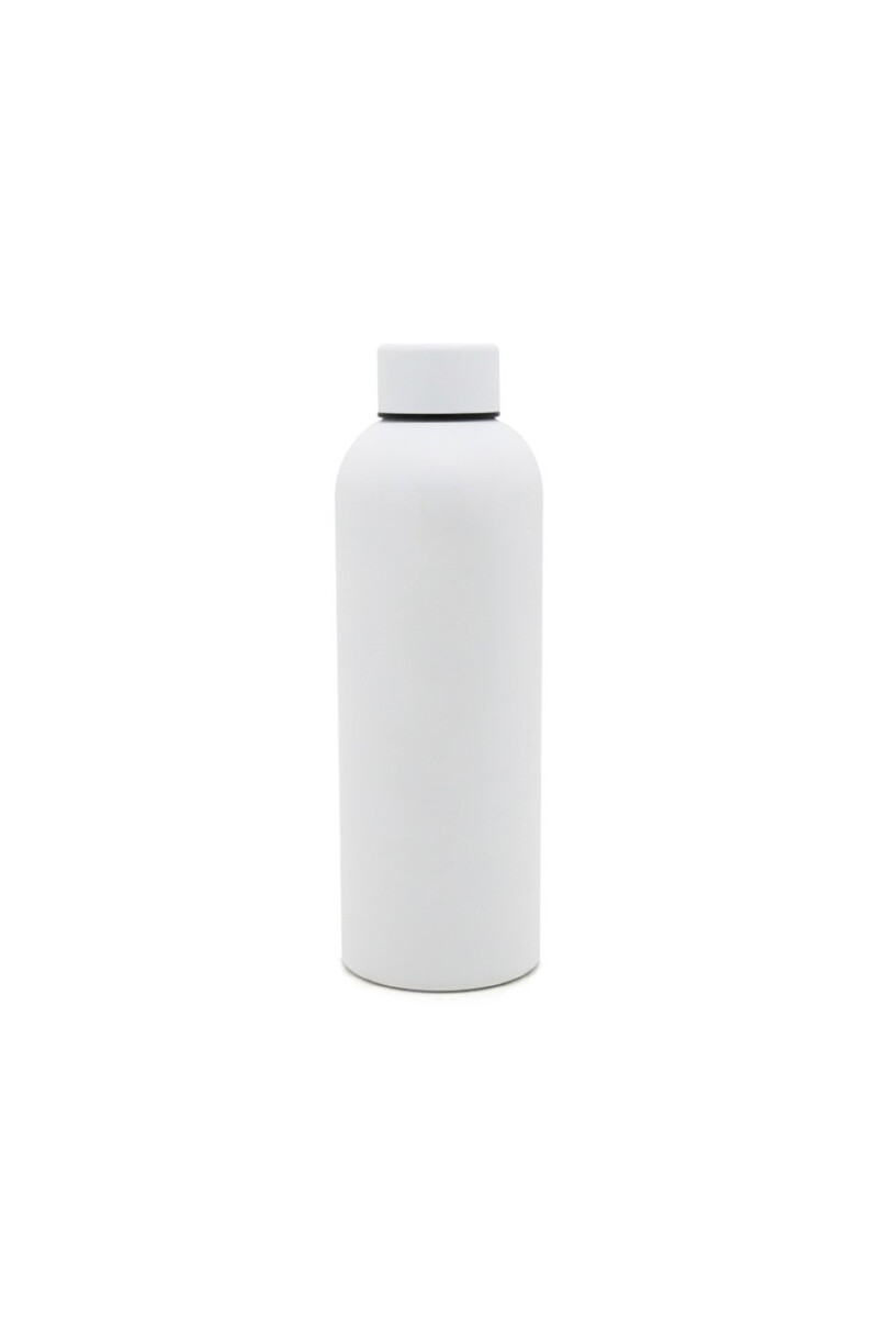 Botella doble capa de acero 500ML Blanco
