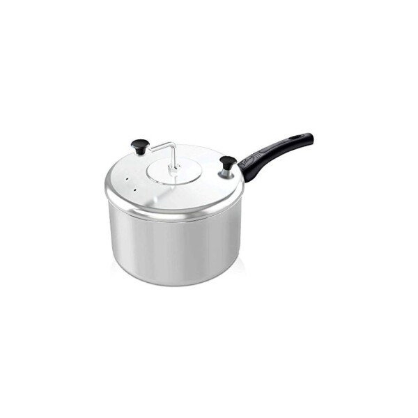 OLLA POPERA ALUMINIO 20CM PLATEADO