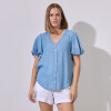 Blusa Tencel JEAN CLARO