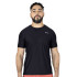 TSHIRT MEN POLY/ELAST EVERLAST MATCH GN M6 BLACK