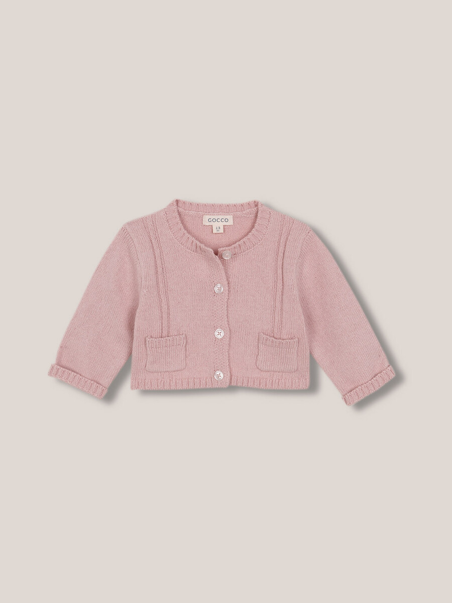 Chaqueta Con Bolsillos Rosa Viejo