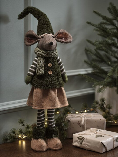 Ratón navideño EKLOGIT 60 cm Ratón navideño EKLOGIT 60 cm