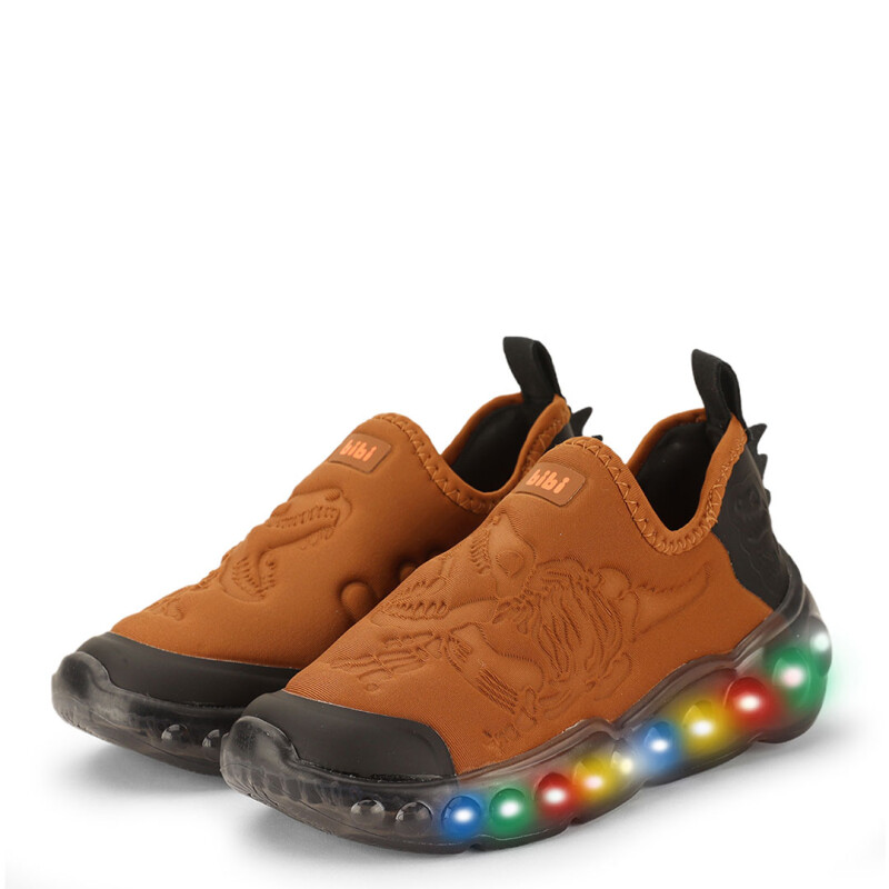 Championes de Niño Bibi Roller Celebretion C/Luces Marrón