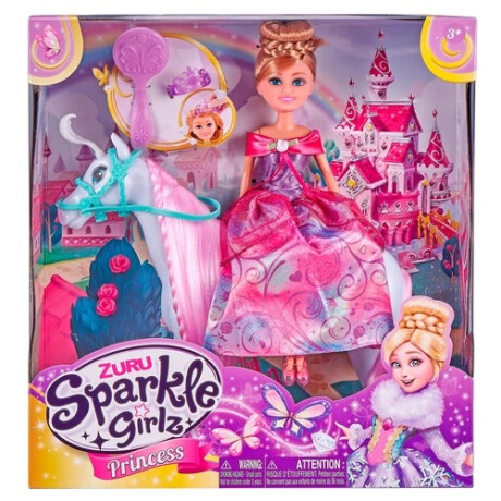 Muñeca Sparkle Girlz Princess Doll de 27cm con Caballo Muñeca Sparkle Girlz Princess Doll de 27cm con Caballo