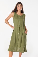 Vestido Henna Verde