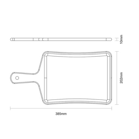 Tabla con ranura y mango, línea DELICATE -TRAMONTINA TB1507
