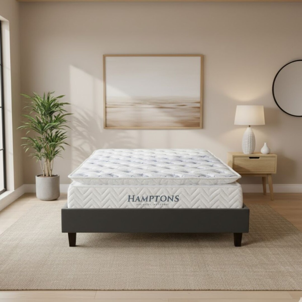 Sommier Super King Hamptons Hybrid Rhenium 