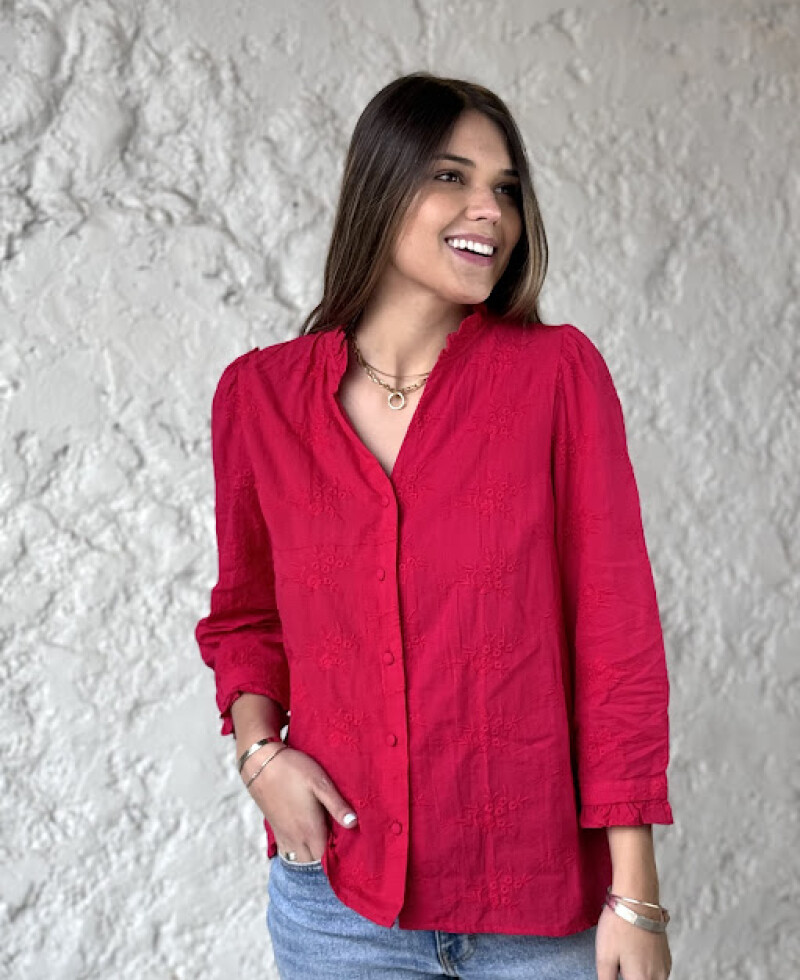 Camisa Antonia roja