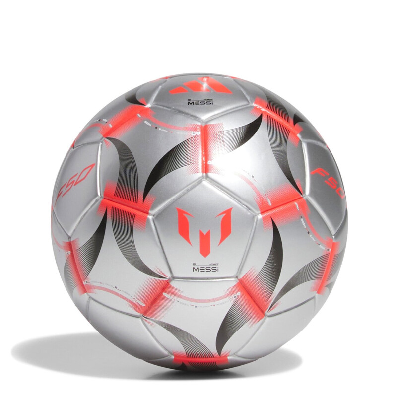 Pelota Adidas Messi Mini Gris - Rojo