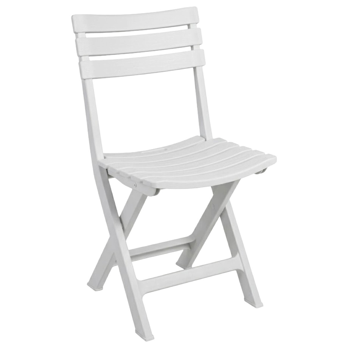 SILLA PLAST PLEGABLE BLANCA 
