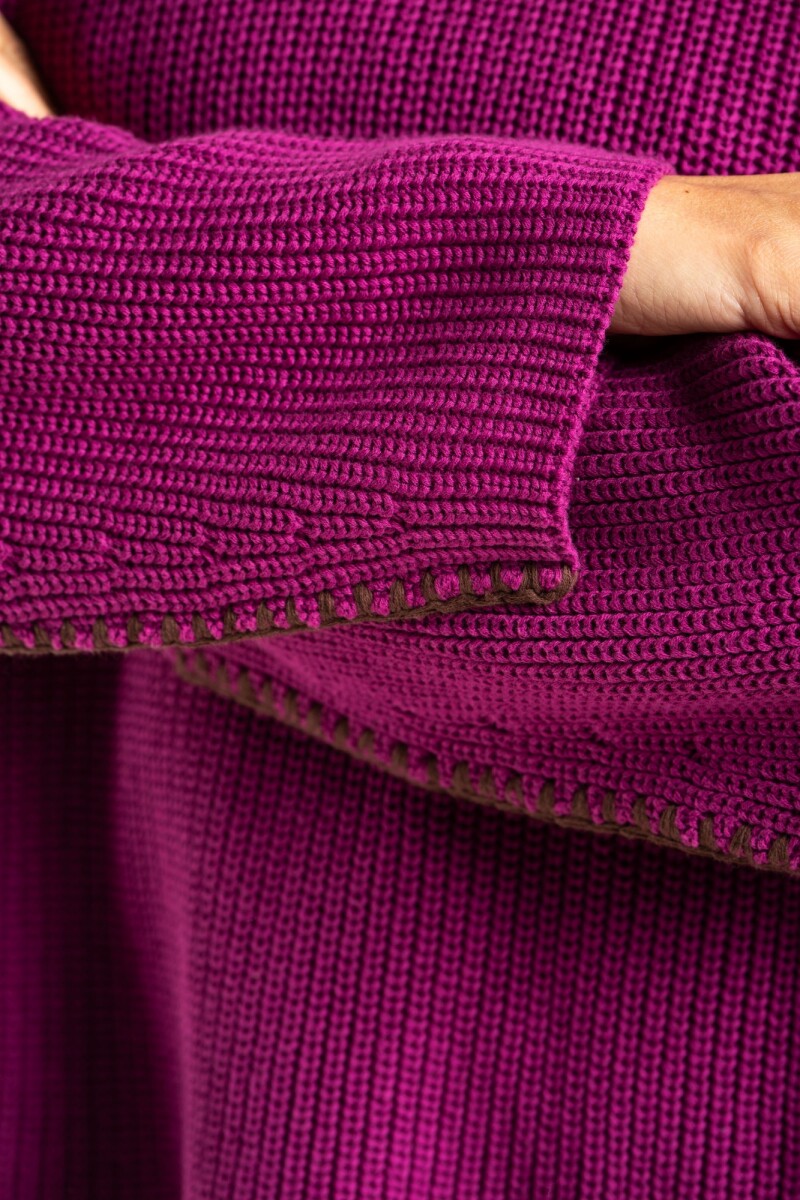 Sweater Algodon Magenta