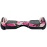 Skate Electrico Hoverboard Musica Bluetooth Luces Patineta Variante Diseño Militar Rosa