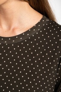 Vestido Lunares Chocolate