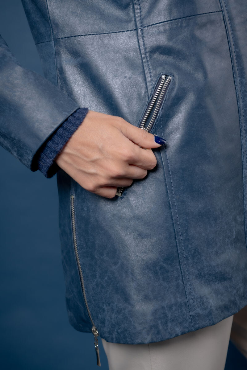 Campera Alina Azul gastado