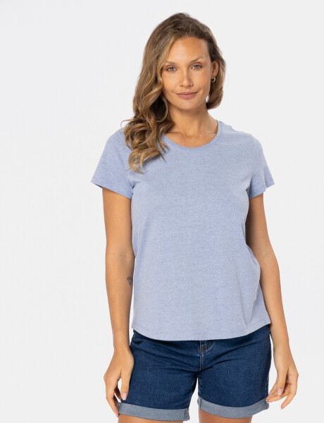 REMERA BÁSICA DE ALGODÓN Denim