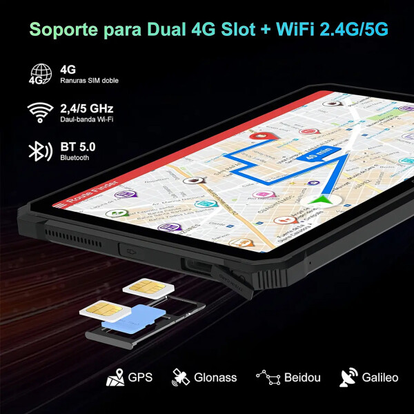 Tablet Blackview Active 8 Pro 10.36" 8/256 Gb 4g TABLET BLACKVIEW 8 PRO 4G 8/256 NEGRO