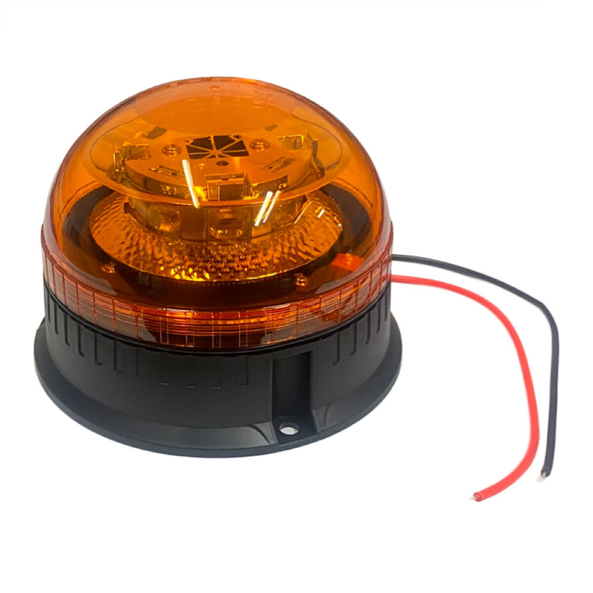 SEÑALIZACION - BALIZA LED 3 TORNILLOS AMBAR 12/24V HONGO - 
